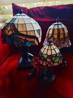 Tiffany Stijl Lampen Set van 3x zware lampen, Ophalen of Verzenden