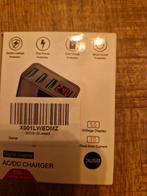Snellader met 3 USB poorten en Digitaal Display - Nieuw, Ophalen of Verzenden, Nieuw, Overige merken