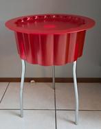 IKEA Hatten design bijzettafel 59 cm, Minder dan 55 cm, Gebruikt, Metaal of Aluminium, Design