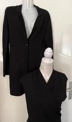 Juffrouw Janssen jurk met jasje maat M, Maat 38/40 (M), Kostuum of Pak, Zwart, Ophalen of Verzenden