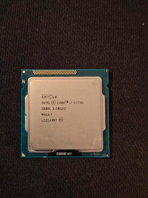 Intel core i7- 3770k, Computers en Software, Processors, Zo goed als nieuw, 4-core, 3 tot 4 Ghz, Ophalen of Verzenden