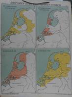 Vintage Schoolplaten Vier Fasen van de Tachtigjarige Oorlog, Ophalen of Verzenden, Geschiedenis