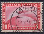 Duitse Rijk (62) - Luftschiff Graf Zeppelin L.Z. 127 - 1M, Verzenden, Duitse Keizerrijk, Gestempeld