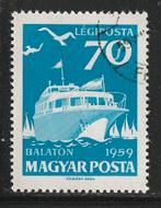 Hongarije 1959 - Balaton, Ophalen of Verzenden, Gestempeld