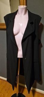 Lang Gilet mouwloos vest xxl 46 48 zwart MAT, Ophalen of Verzenden, Zo goed als nieuw, Zwart, Trui of Vest