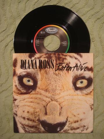 Diana Ross 7" Vinyl Single: ‘Eaten alive’ (Nederland) beschikbaar voor biedingen