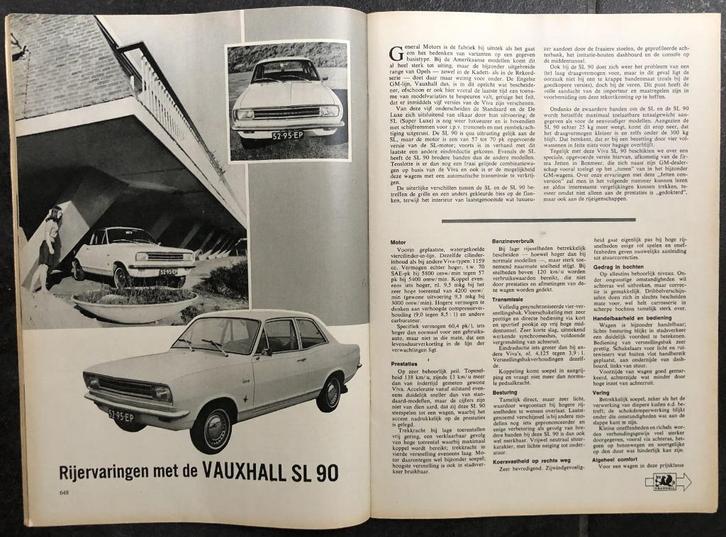 Vauxhall Viva HB testen in Autokampioen ea, Boeken, Auto's | Folders en Tijdschriften, Gelezen, Overige merken, Ophalen of Verzenden