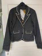 Blazer zwart wit streepje M/L, Maat 38/40 (M), Zwart, Ophalen of Verzenden, Jasje
