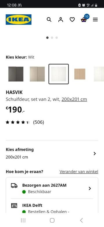 2 Pax hasvik schuifdeuren 200x201 met systeem