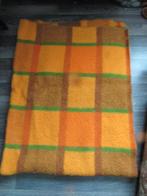 VINTAGE SCHEERWOLLEN DEKEN ZAALBERG, Ophalen of Verzenden, Gebruikt, Eenpersoons, Deken of Dekbed