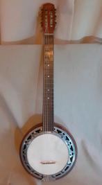 Oude Franse Banjo met 6 snaren, Muziek en Instrumenten, Snaarinstrumenten | Banjo's, Ophalen of Verzenden, Gebruikt