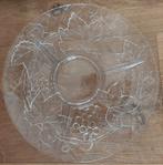 Glazen Hapjesschaal - 4 Vakken - Ø 24cm, Antiek en Kunst, Ophalen of Verzenden