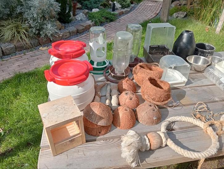 Verschillende vogel spullen, Dieren en Toebehoren, Vogels | Toebehoren, Gebruikt, Kooi-accessoires, Ophalen