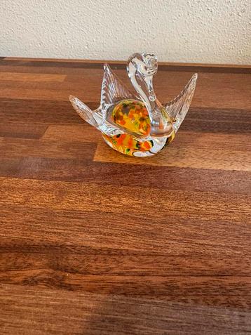 Sierlijke zwaan Italiaans Murano glas beschikbaar voor biedingen
