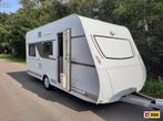 Bürstner Premio Plus 495 TK Hefbed Stapelbed Mover, Caravans en Kamperen, Caravans, Rondzit, Bürstner, 4 tot 5 meter, Schokbreker