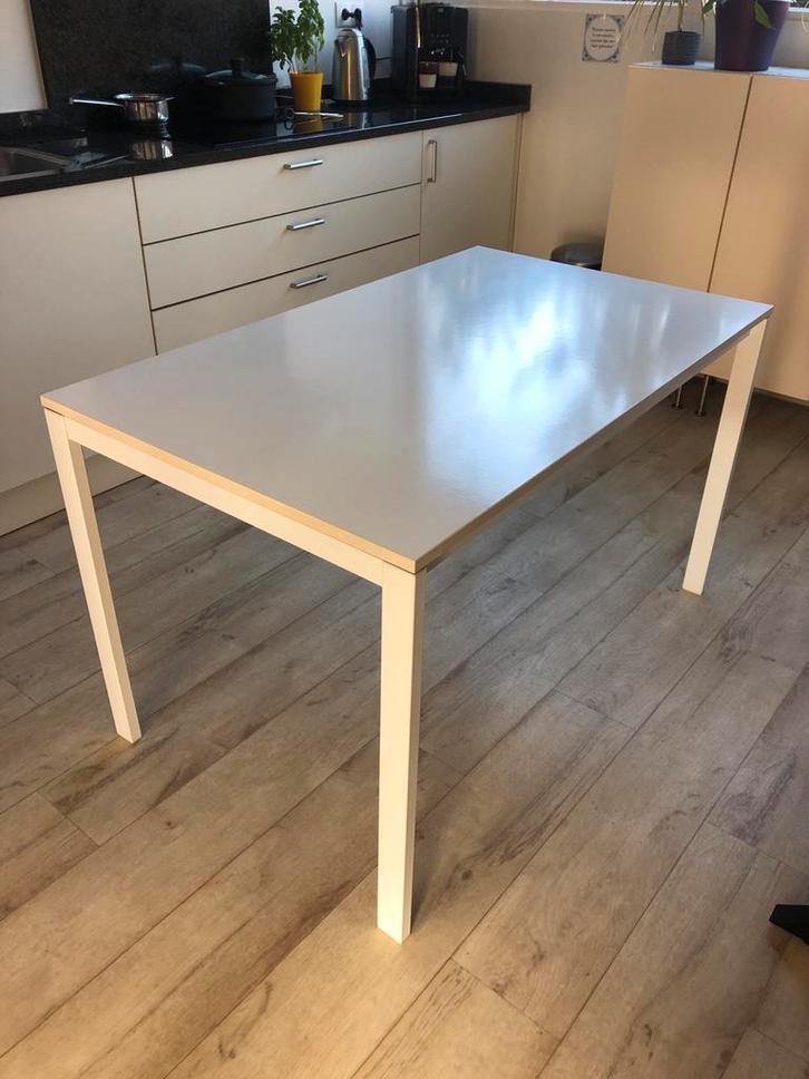 Ikea Melltorp keukentafel 75x125x74cm, Huis en Inrichting, Tafels | Eettafels, Gebruikt, 50 tot 100 cm, 100 tot 150 cm, Rechthoekig