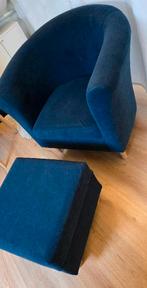 Fautuil met voetenbank, Ophalen, Zo goed als nieuw, 75 tot 100 cm, 75 tot 100 cm