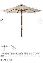 enzo ecru beige parasol waterafstotend 230x210, Ophalen, Zo goed als nieuw