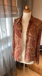 Blouse dames zijde beige M, Maat 38/40 (M), Beige, Ophalen of Verzenden, Onbekend