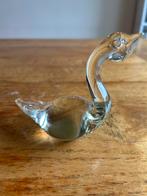 Glazen Zwaantje - Decoratief Kristal Object, Antiek en Kunst, Ophalen of Verzenden