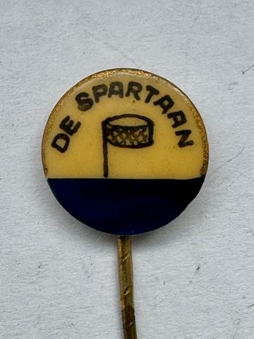 Plastic Speld KV De Spartaan Korfbal Vereniging Club beschikbaar voor biedingen