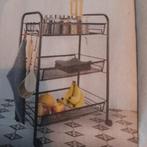 Keuken trolley (zwart), Ophalen, Zo goed als nieuw