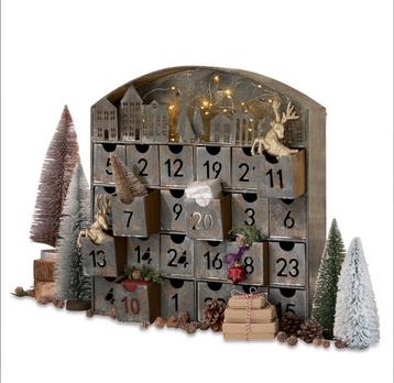 Kerst kalender-advent-zelf kadootjes in vakjes plaatsen  beschikbaar voor biedingen