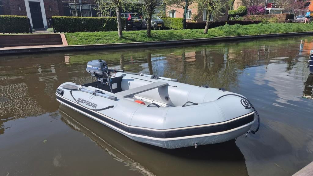 Quicksilver 320 sport met Yamaha 4pk 4-takt, Ophalen, Aluminium, Quicksilver, Zo goed als nieuw