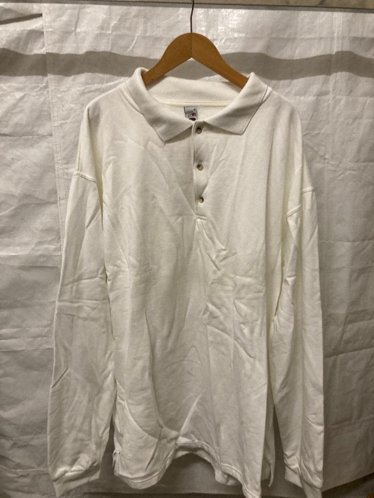 Nieuwe witte trui werktrui maat 6xl xxxxxxl, Wit, Onbekend, Nieuw, Overige maten