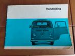 Instructieboek Volkswagen Transporter T2 1968, Ophalen of Verzenden