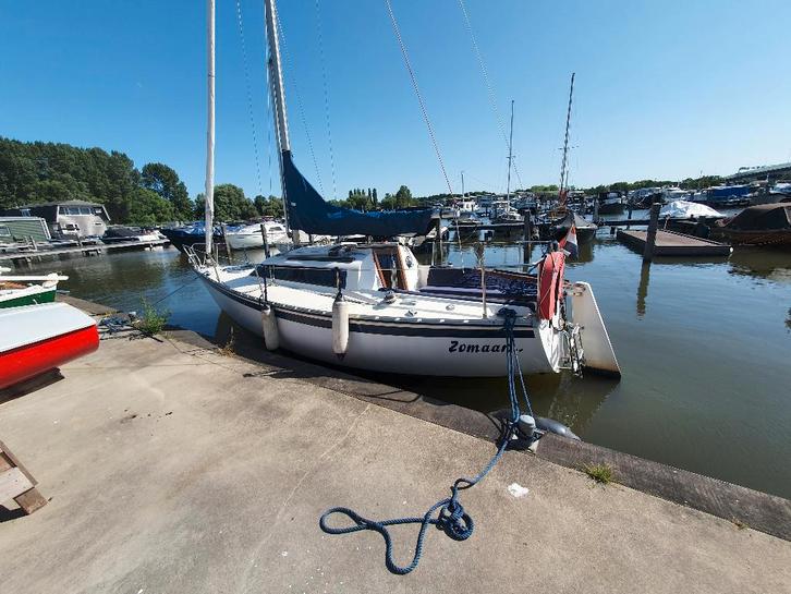 zeilboot friendship 22, Watersport en Boten, Kajuitzeilboten en Zeiljachten, Gebruikt, Tourjacht of Cruiser, Polyester, 6 tot 9 meter