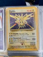 Zapdos holo 1995 Pokémon kaart 16/102, Ophalen of Verzenden, Gebruikt, Losse kaart, Foil