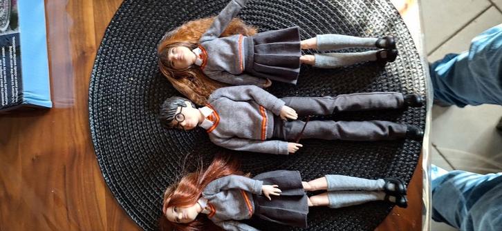 Harry Potter poppen set -, Kinderen en Baby's, Speelgoed | Poppen, Zo goed als nieuw, Overige typen, Ophalen of Verzenden