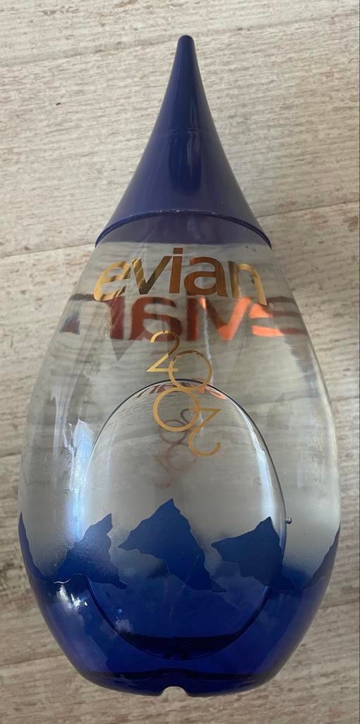 Evian Millennium 2002 verzamelfles, Limited Edition, Ophalen, Gebruikt