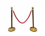 Afzetpaaltjes - Goud - Feest - Entree - Evenement - Zakelijk, Hobby en Vrije tijd, Feestartikelen | Verhuur, Ophalen, Zo goed als nieuw