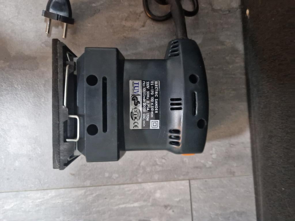 Elektrische schuurmachine - RODIEC, Ophalen, Gebruikt, Minder dan 600 watt, Vlakschuurmachine