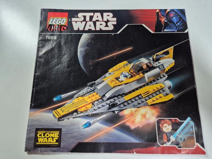 Lego Star Wars 7669 Anakin's Jedi Starfighter, Kinderen en Baby's, Speelgoed | Duplo en Lego, Zo goed als nieuw, Lego, Complete set