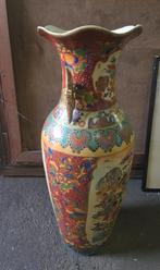 Satsuma vaas Japan porselein ca 60 cm, Ophalen