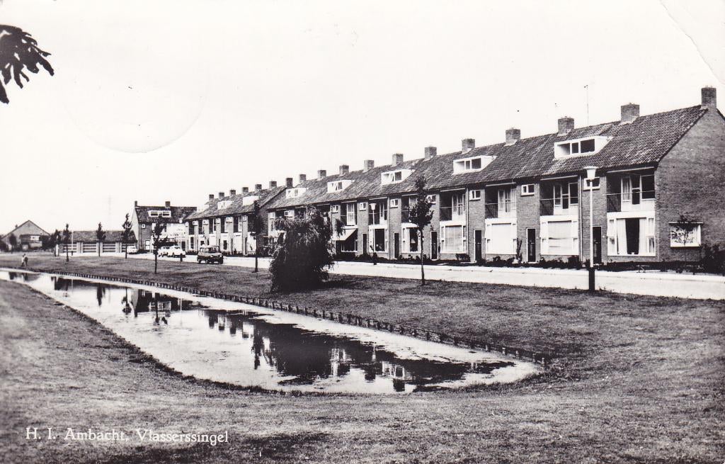 H.I. Ambacht. Vlassersingel.  (1962), Verzenden, 1960 tot 1980, Gelopen, Zuid-Holland