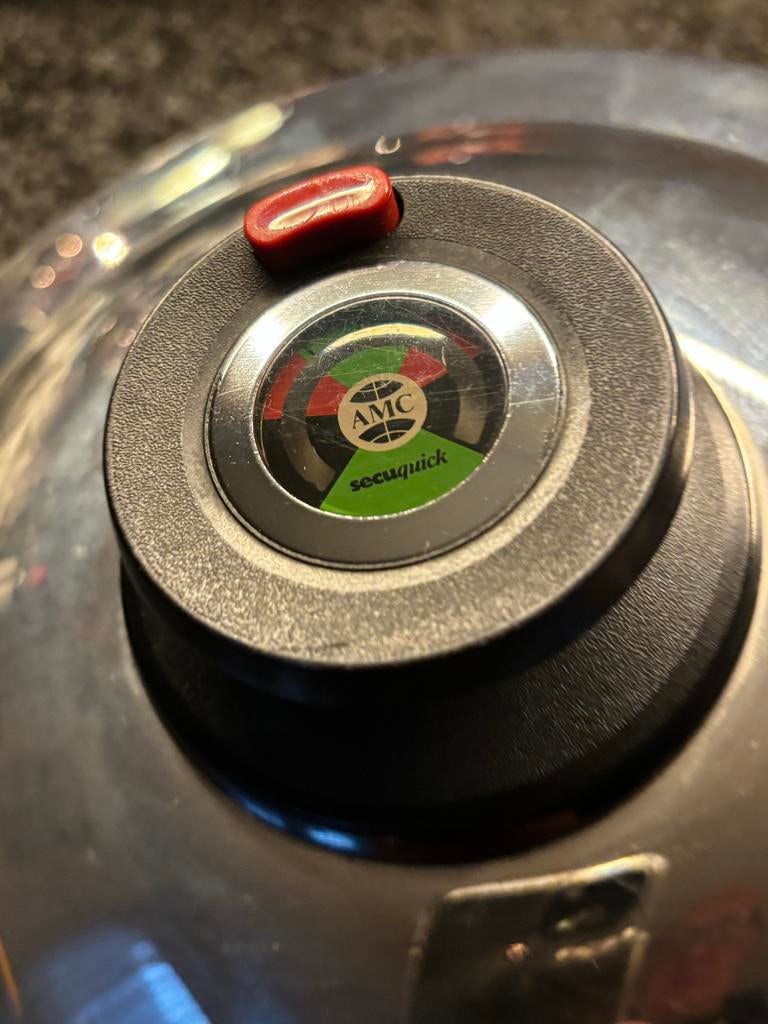 AMC Secuquick snelkookdeksel - Weinig gebruikt, Ophalen of Verzenden, Zo goed als nieuw