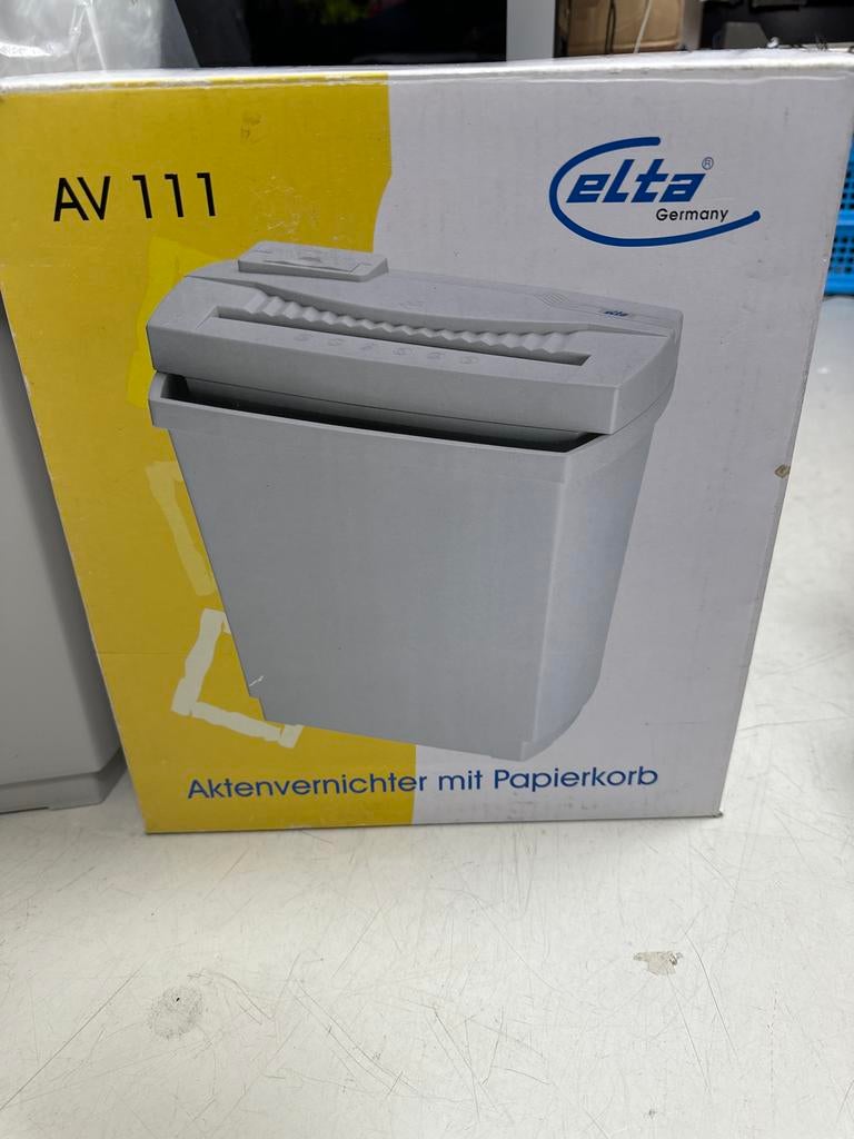 Elta AV 111 Papierversnipperaar met Papierkorf, Ophalen, Gebruikt, Av111, Elta