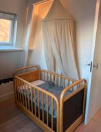 Vintage kinder ledikant / baby bed / bamboe / webbing rotan, Ophalen of Verzenden, Zo goed als nieuw, Ledikant