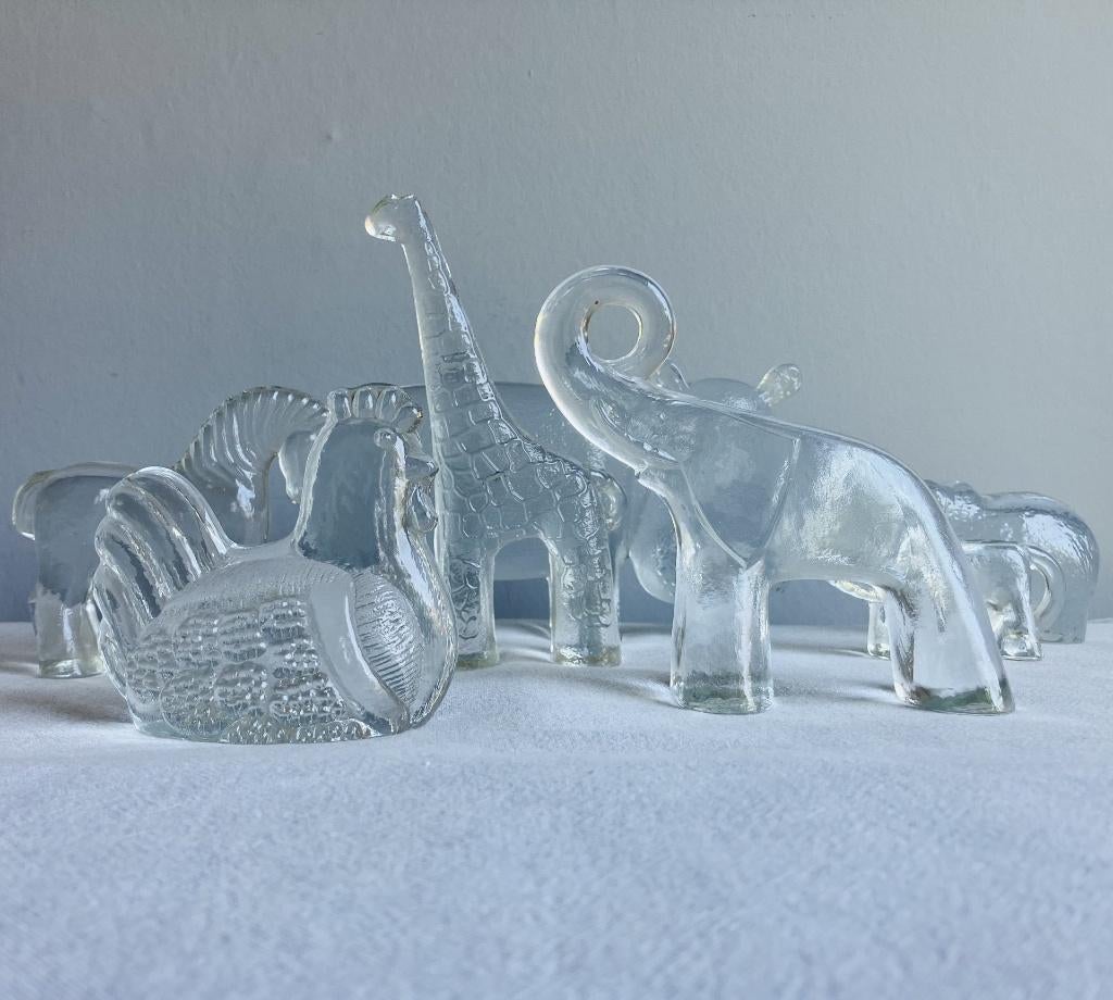 Kosta Boda Zoo seventies dierfiguren glas Bertil Vallien, Verzamelen, Ophalen of Verzenden, Zo goed als nieuw, Dier