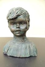 Buste van een jongetje, beton, Tuin en Terras, Ophalen, Gebruikt, Beton, Mensenbeeld