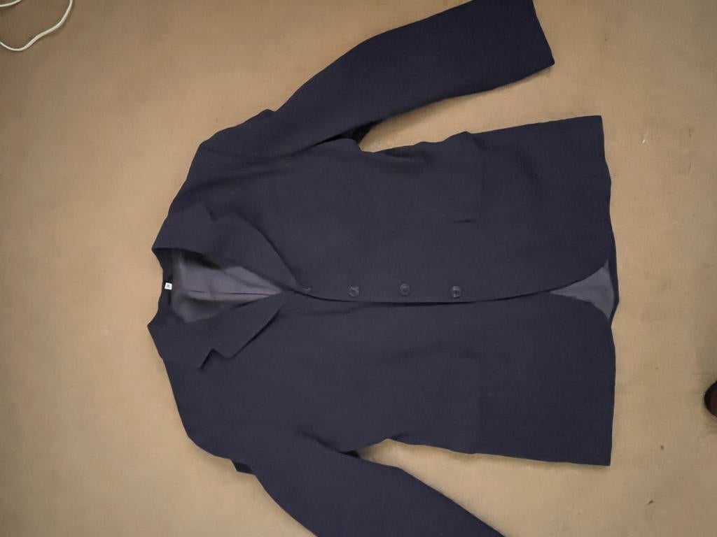Blauw heren colbert, Kleding | Heren, Ophalen of Verzenden, Zo goed als nieuw, Maat 52/54 (L), Blauw