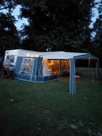 Dorema voortent, blauw met luifel slaapcabine en panorama lu, Ophalen of Verzenden, Gebruikt, Tot en met 4