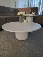 Bijzettafel rond met trompet poot, Ophalen, Minder dan 55 cm, ', Rond