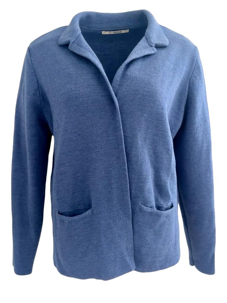 Sibin Linnebjerg vest XL, Maat 46/48 (XL) of groter, Zo goed als nieuw, Verzenden, Blauw