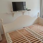 Wit eenpersoonsbed met lattenbodem, Ophalen of Verzenden