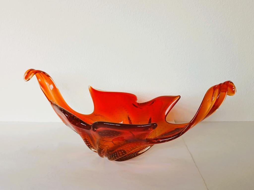 Schaal Murano Artglass XXL Vintage, Ophalen of Verzenden